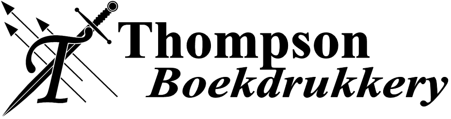 Thompson Boekdrukkery - Advertensie Banier